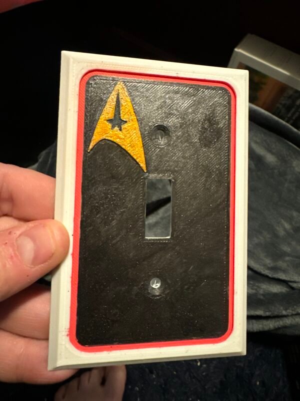 Custom 3D Printed Light Switch Plate / Cover - Image 3